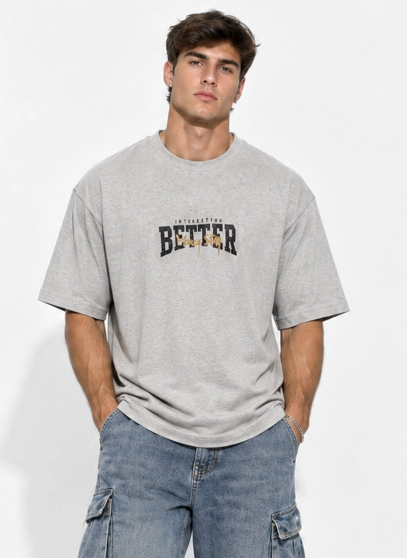 POLERA URBANA HOMBRE OVERSIZE DISEÑOS BETTER - 2
