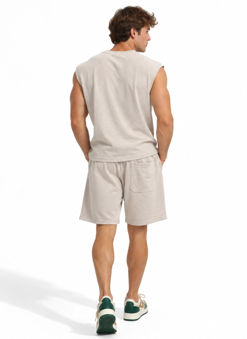CONJUNTO DEPORTIVO MUSCULOSA Y SHORT VERANO HOMBRE - 3