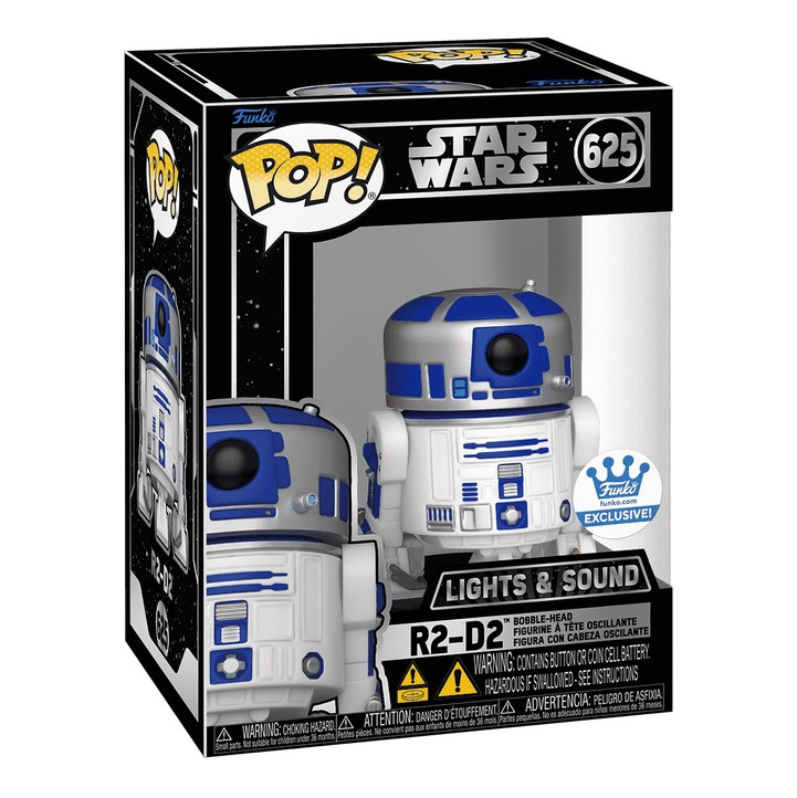 FIGURA COLECCIONABLE FUNKO POP STAR WARS R2 D2 625 CON LUZ Y SONIDO (ARTURITO) - 2