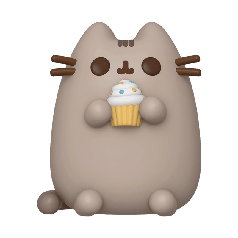FUNKO POP  PUSHEEN CON CUPCAKE 28 + PROTECTOR - 1