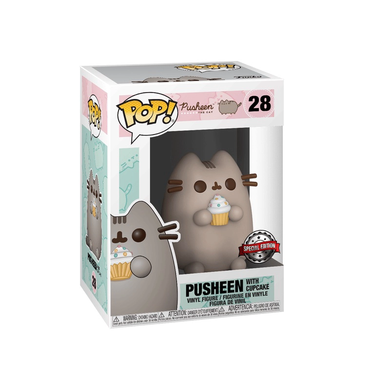 FUNKO POP  PUSHEEN CON CUPCAKE 28 + PROTECTOR - 2
