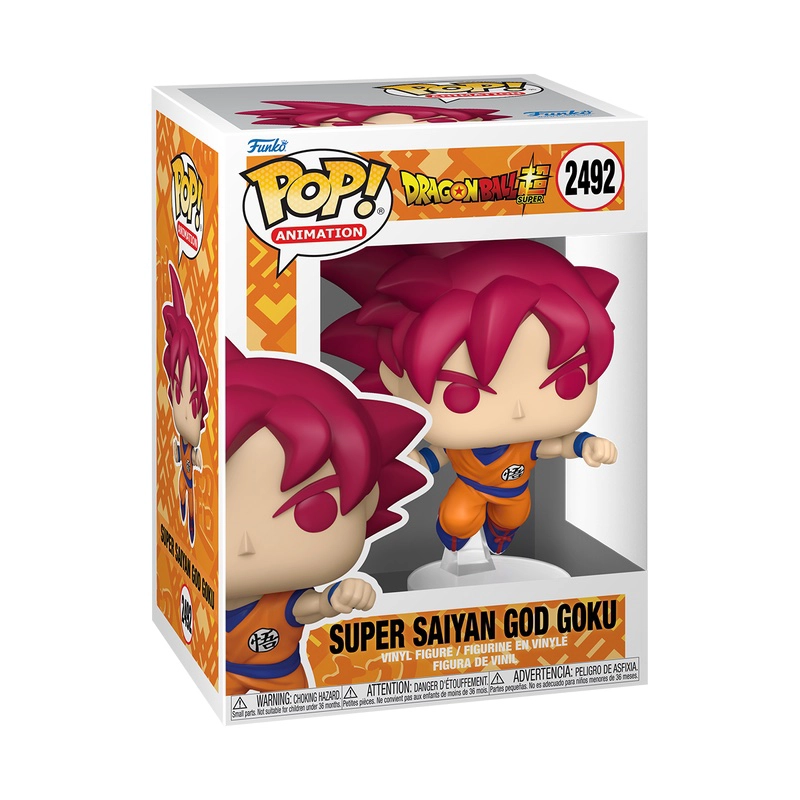 FUNKO POP DRAGON BALL – GOKU SUPER SAIJAYIN 2492 + PROTECTOR - 2