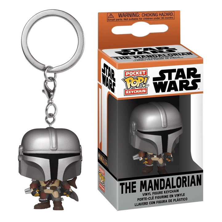 FUNKO POP STAR WARS LLAVERO MANDALORIAN - 1