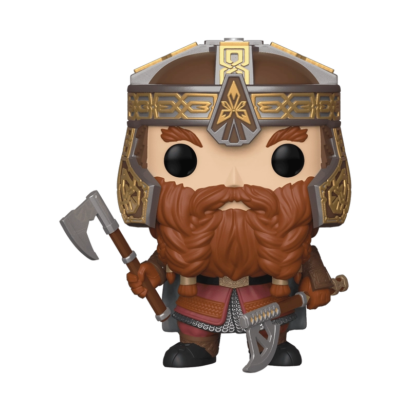 FUNKO POP EL SEÑOR DE LOS ANILLOS GIMLI 629 + PROTECTOR - 1