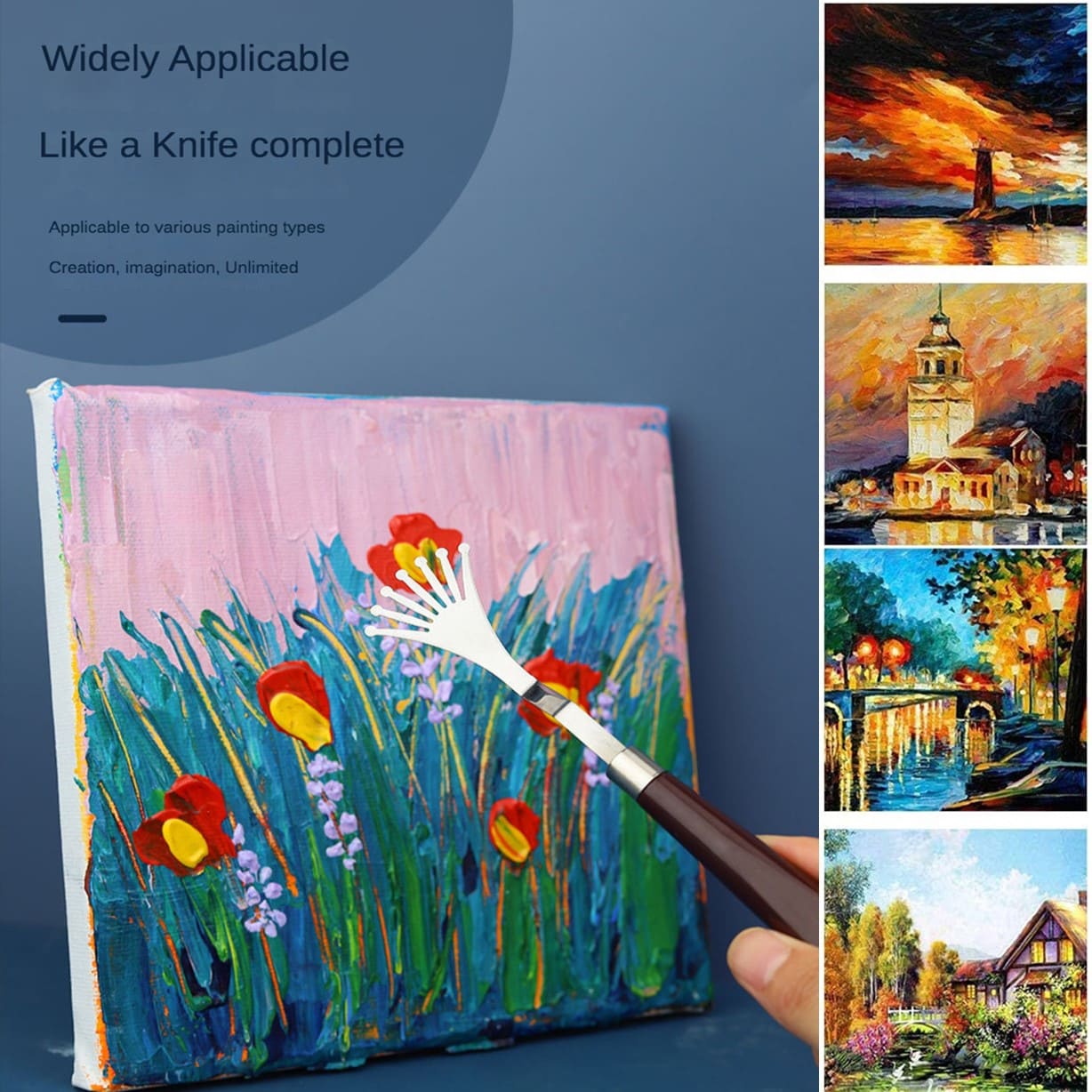 14 ESPÁTULA PINTURA ÓLEO ACRÍLICO PINTAR ARTESANÍA ARTE - 4