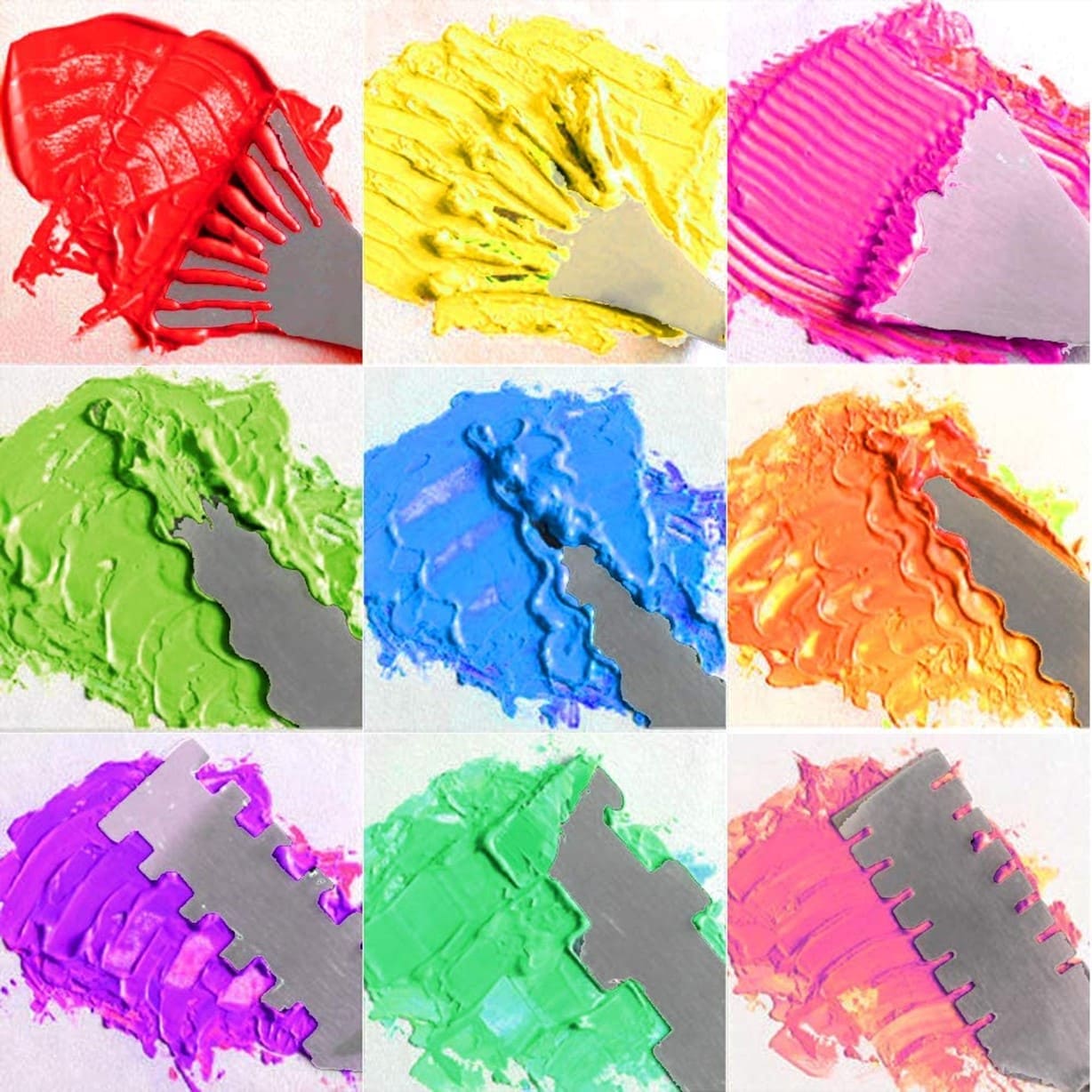 14 ESPÁTULA PINTURA ÓLEO ACRÍLICO PINTAR ARTESANÍA ARTE - 6
