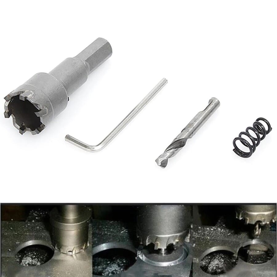 13 BROCAS COPA SIERRA HSS DE CARBURO PARA METAL ACERO - 6