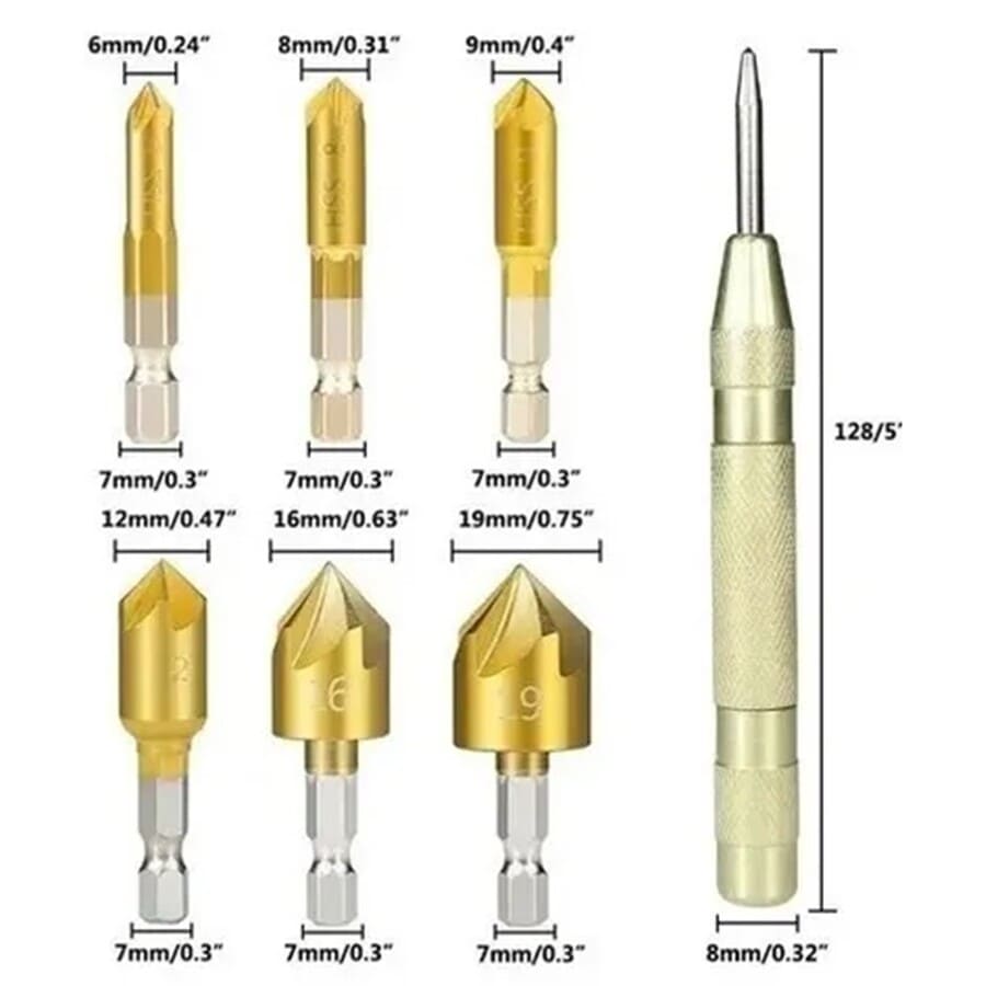 23 HERRAMIENTAS AVELLANADORAS BROCAS MADERA CARPINTERÍA - 3