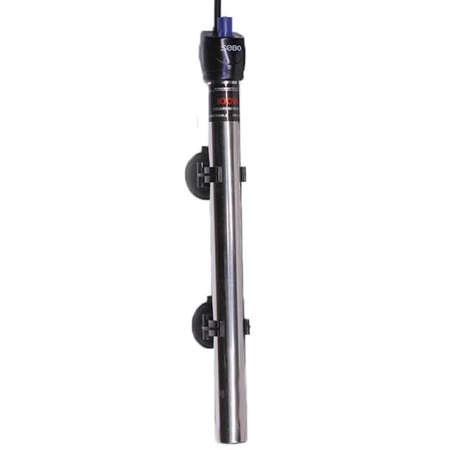 CALEFACTOR PECES HC-100 SOBO ACUARIO TORTUGAS TERMOSTATO 100W ACERO - 5