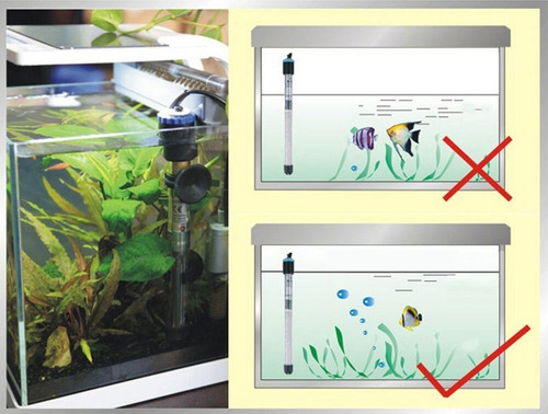 CALEFACTOR PECES HC-25 W SOBO ACUARIO TORTUGAS TERMOSTATO 25W ACERO - 4