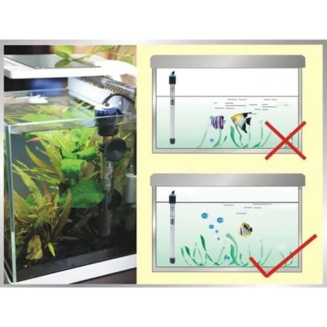 CALEFACTOR PECES HC-300 SOBO ACUARIO TORTUGAS TERMOSTATO 300W ACERO - 5