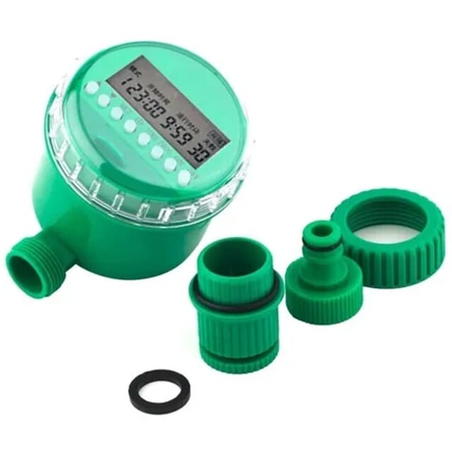 RIEGO POR GOTEO AUTOMÁTICO PROGRAMADOR TIMER BATERÍA - 1