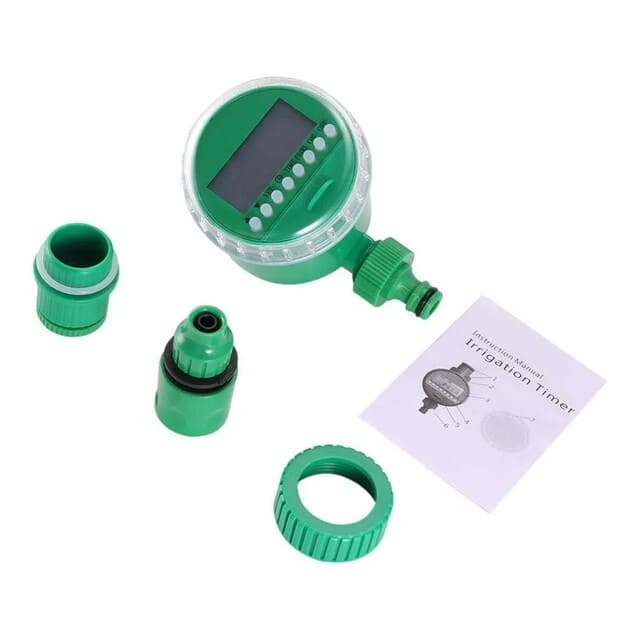 RIEGO POR GOTEO AUTOMÁTICO PROGRAMADOR TIMER BATERÍA - 8