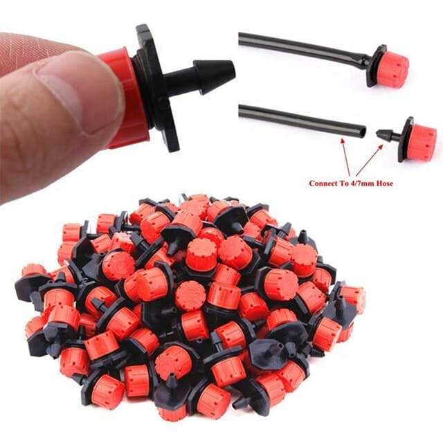 PACK X50 GOTERO RIEGO GOTEO ASPERSIÓN 70 L/H AJUSTABLE - 2