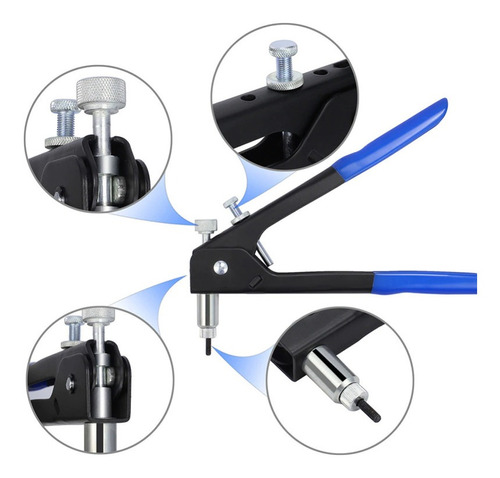 SET HERRAMIENTAS REMACHADORA 86 PIEZAS TUERCAM3 A M8 REMACHE CIEGO - 2