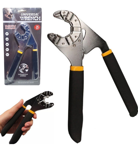 LLAVE AJUSTABLE UNIVERSAL TUERCA TUBO MULTIUSO 12-20 MM - 1