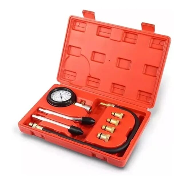 MEDIDOR COMPRESIMETRO COMPRESION MANOMETRO AUTO MOTO BENCINA GAS - 1