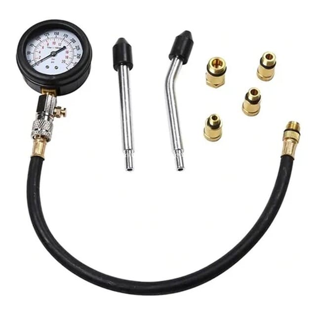 MEDIDOR COMPRESIMETRO COMPRESION MANOMETRO AUTO MOTO BENCINA GAS - 2