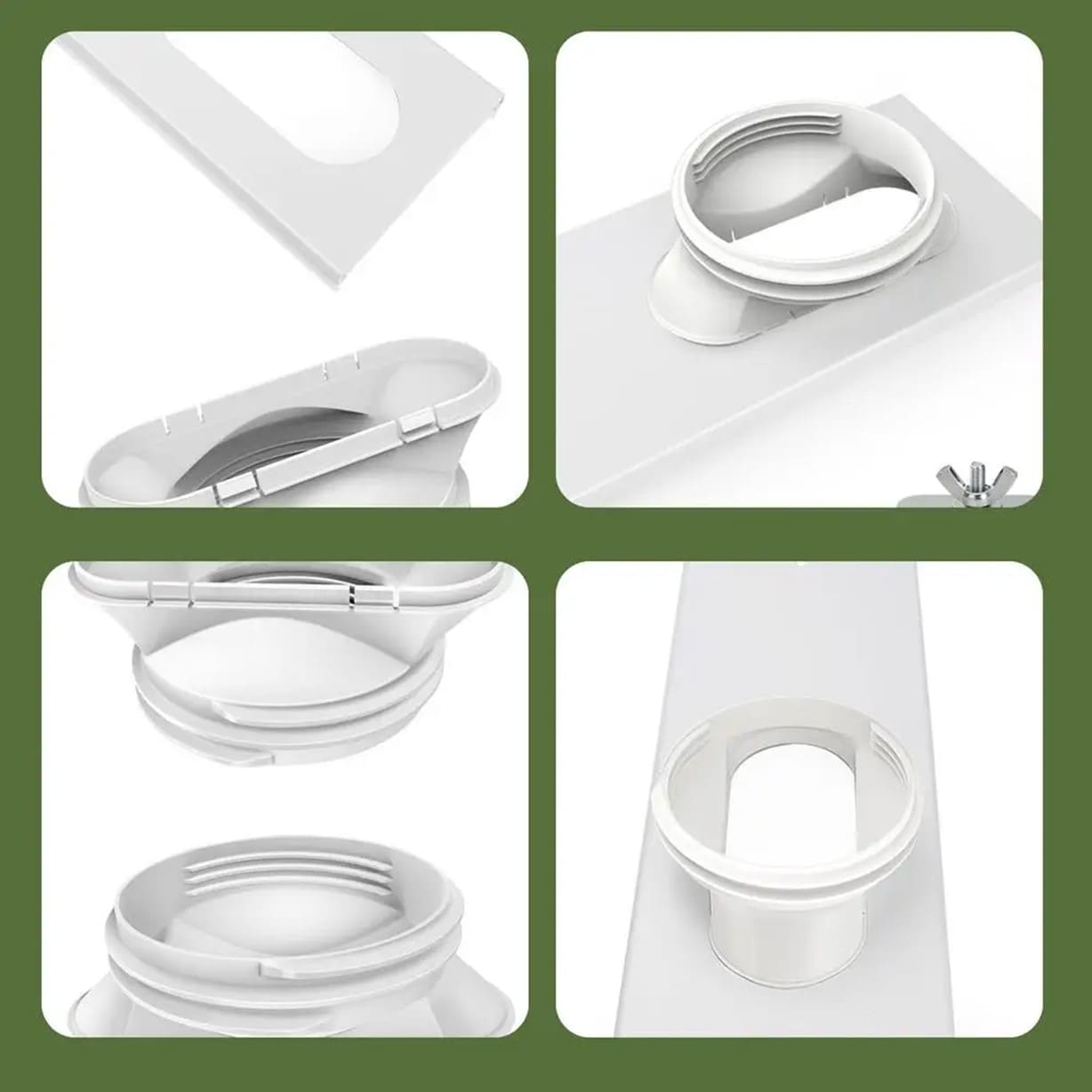 Sello Para Ventana De Aire Acondicionado - Kit Ajustable Para Ventanas Deslizantes, Aísla Frío Y Polvo
