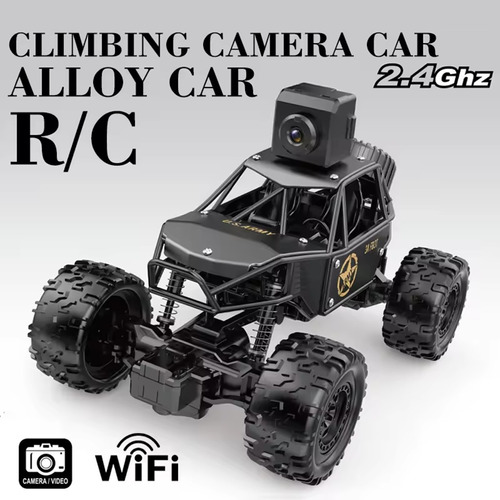 AUTO CARRO CONTROL REMOTO CÁMARA WIFI LIVE VIDEO 2X BATERÍA / NEGRO - 2