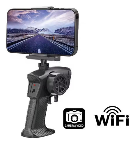 AUTO CARRO CONTROL REMOTO CÁMARA WIFI LIVE VIDEO 2X BATERÍA / NEGRO - 6
