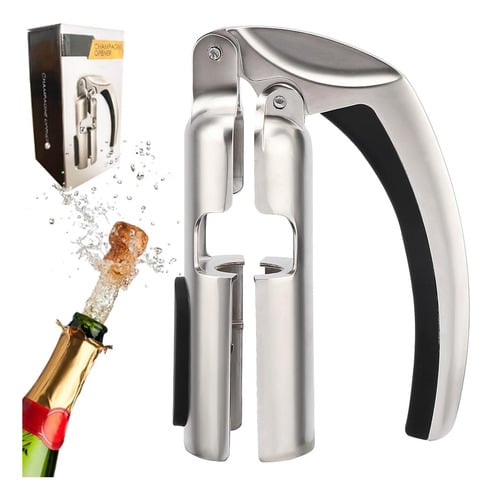 DESCORCHADOR SACACORCHOS DESTAPADOR CHAMPAGNE VINO ESPUMANTE - 1