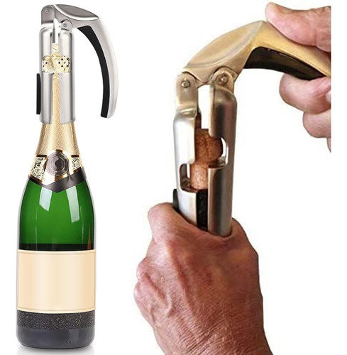 DESCORCHADOR SACACORCHOS DESTAPADOR CHAMPAGNE VINO ESPUMANTE - 2