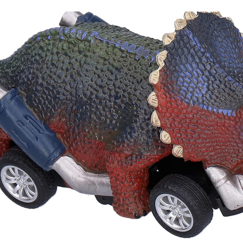 AUTO TRICERATOPS PULLBACK DINO ULTRAX 13CM JUGUETE CARRO DINOSAURIO NIÑO - 4
