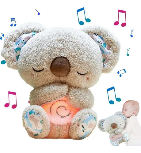 KOALA RESPIRA REAL PELUCHE CALMA BEBÉ DORMIR SUEÑO RELAJANTE - 1