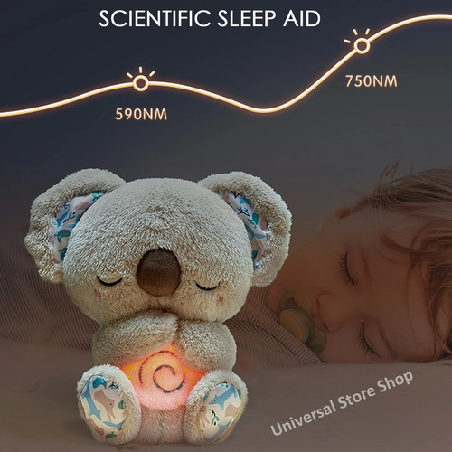 KOALA RESPIRA REAL PELUCHE CALMA BEBÉ DORMIR SUEÑO RELAJANTE - 4
