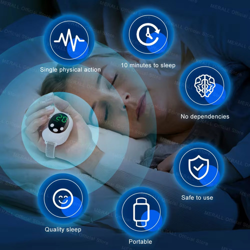 DISPOSITIVO PORTÁTIL ALIVIAR ESTRÉS ANSIEDAD NERVIO INSOMNIO / BLANCO - 5