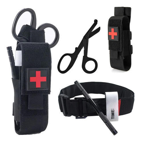 TORNIQUETE TIJERA BOTIQUÍN MÉDICO TÁCTICO AIRSOFT CURACIÓN - 1