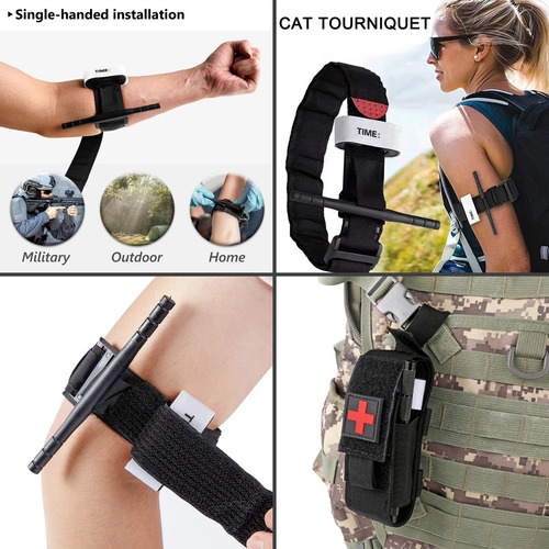 TORNIQUETE TIJERA BOTIQUÍN MÉDICO TÁCTICO AIRSOFT CURACIÓN - 2