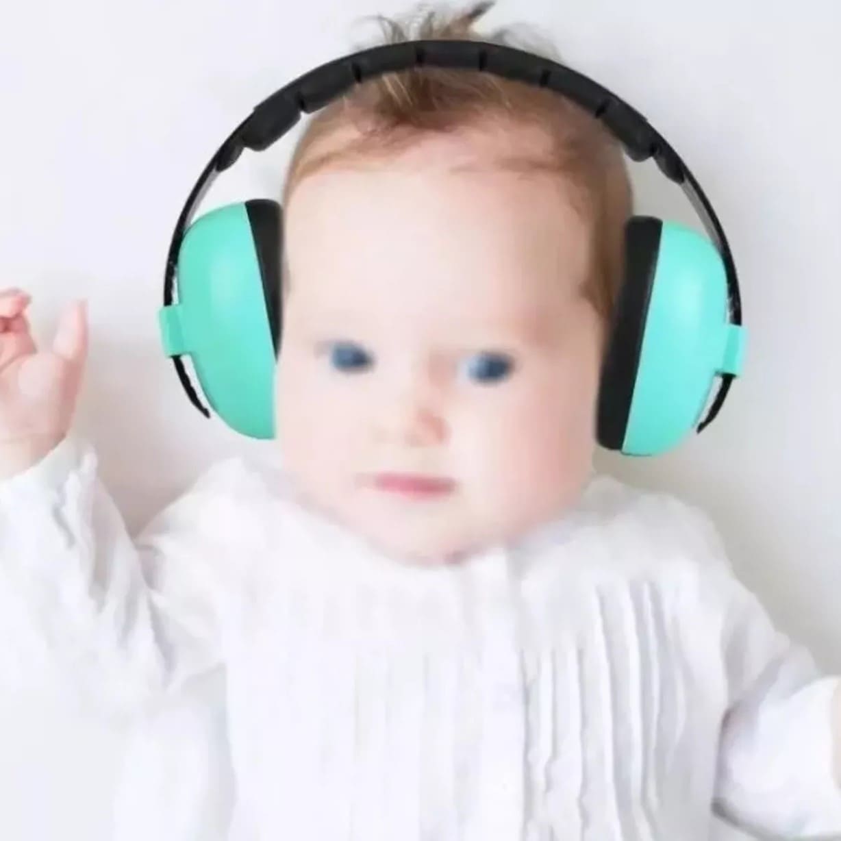 AURICULAR NIÑO ANTIRUIDO DORMIR BEBÉ OREJERA TAPÓN OÍDO / CELESTE - 5