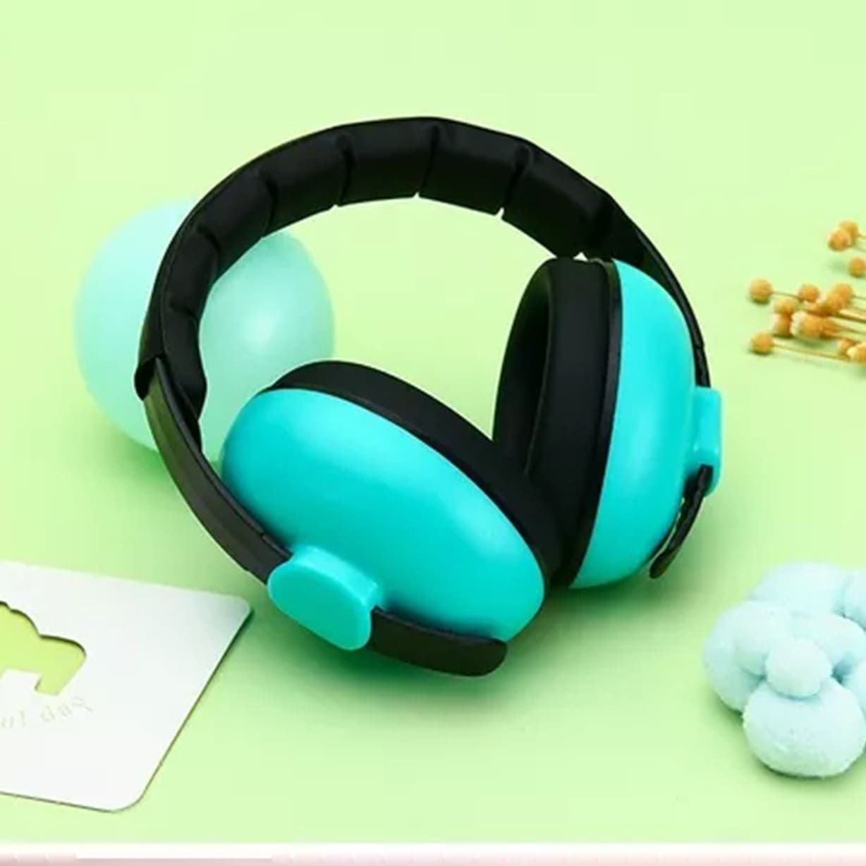 AURICULAR NIÑO ANTIRUIDO DORMIR BEBÉ OREJERA TAPÓN OÍDO / CELESTE - 6