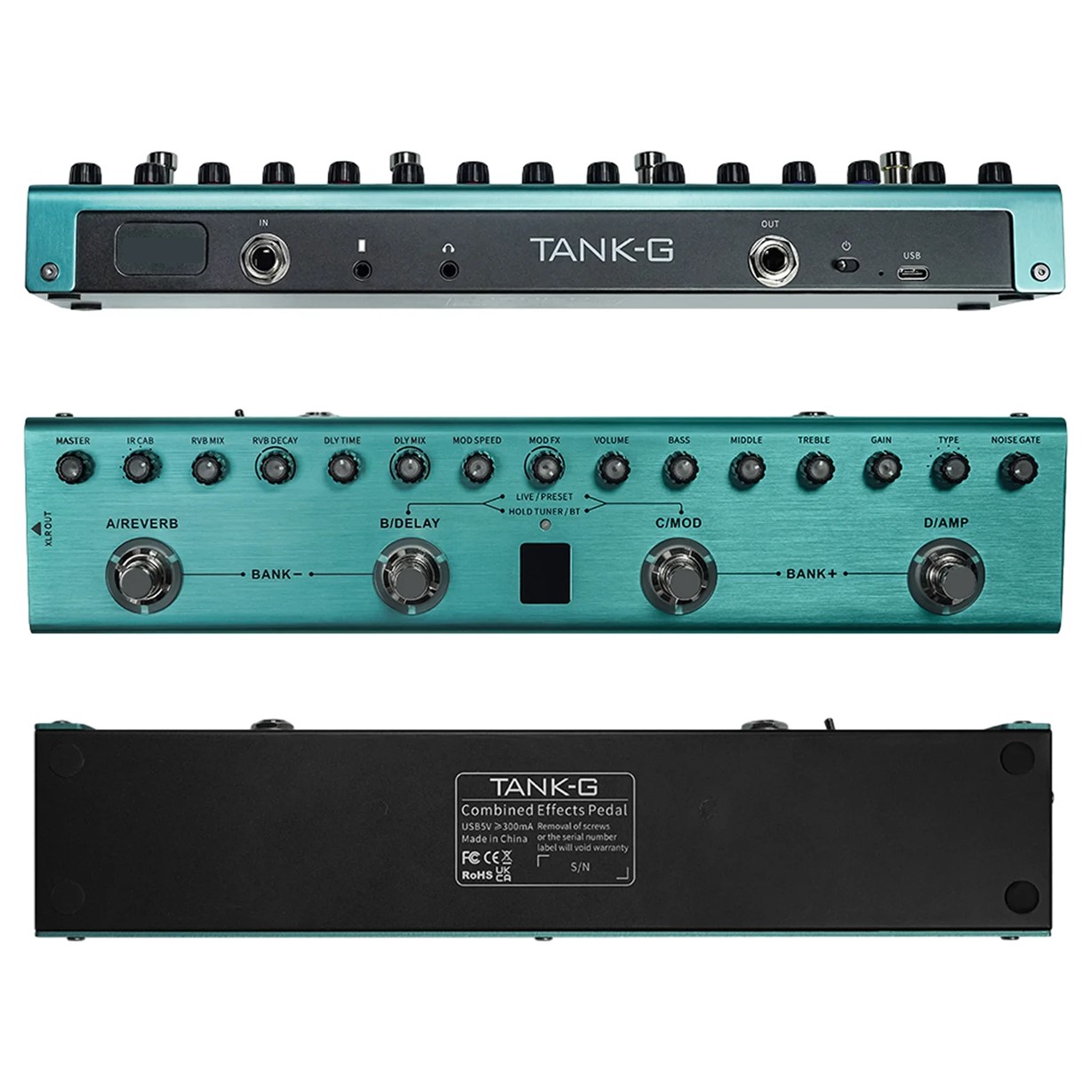 PEDALERA 36 EFECTOS GUITARRA ELÉCTRICA MULTIEFECTOS PORTÁTIL - 4