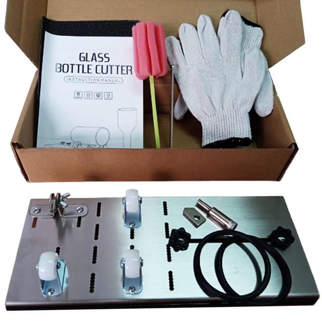 CORTADOR DE BOTELLA DE VIDRIO + KIT ACCESORIOS - 2