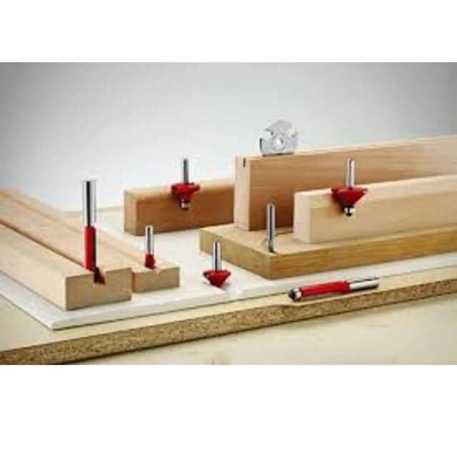 15PCS FRESAS MADERA ROUTER BIT 6.35MM 1/4 BROCAS TUPI - 8