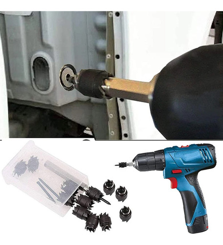 13PZS BROCA REMOVER CORTAR SACAR SOLDADURA SIERRA ACERO HSS - 3