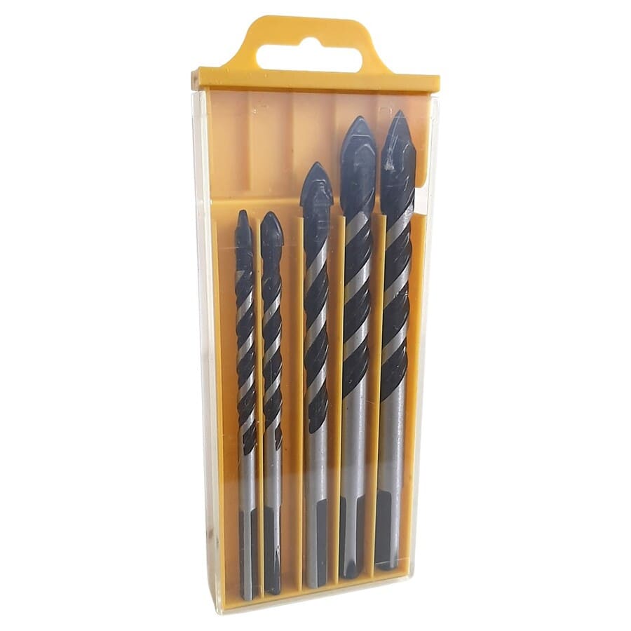 5 BROCAS HSS CARBURO PARA VIDRIO METAL MADERA MÁRMOL - 8