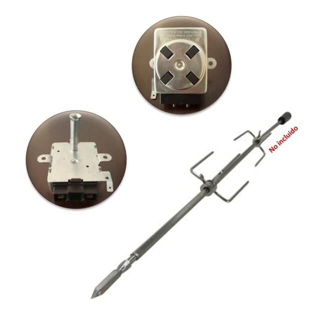 MOTOR PARA PARRILLA SPIEDO QUINCHO ASADO 10-12 KG - 5