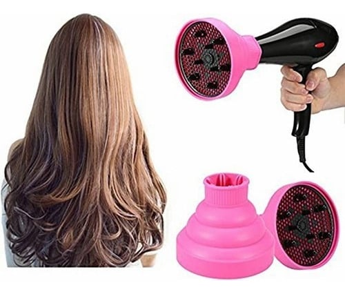DIFUSOR UNIVERSAL SECADOR CABELLO EMBUDO SILICONA PLEGABLE - 2