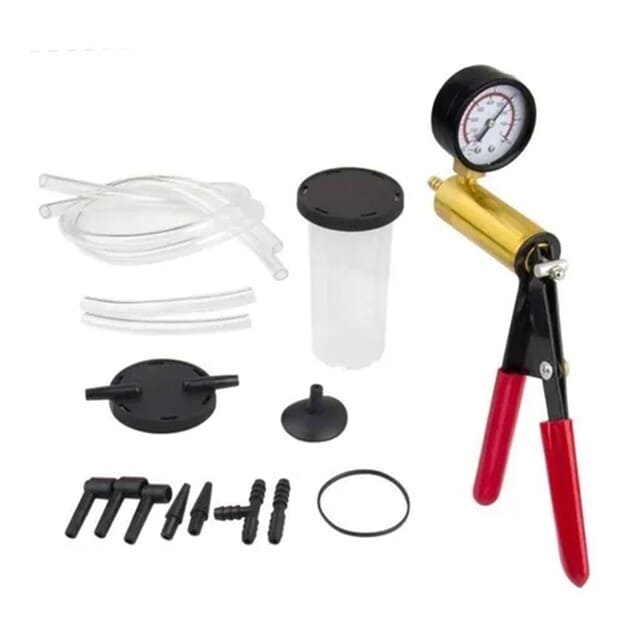 KIT MEDIDOR BOMBA VACÍO MANUAL PURGADOR PURGAR FRENOS - 2
