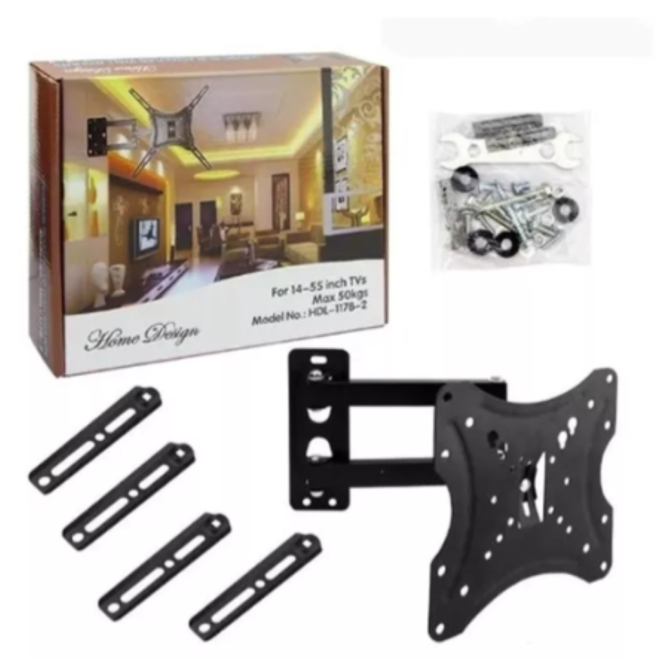 SOPORTE HDL-117B-2 HOME DESIGN TV DE 14' A 55' NEGRO - 3