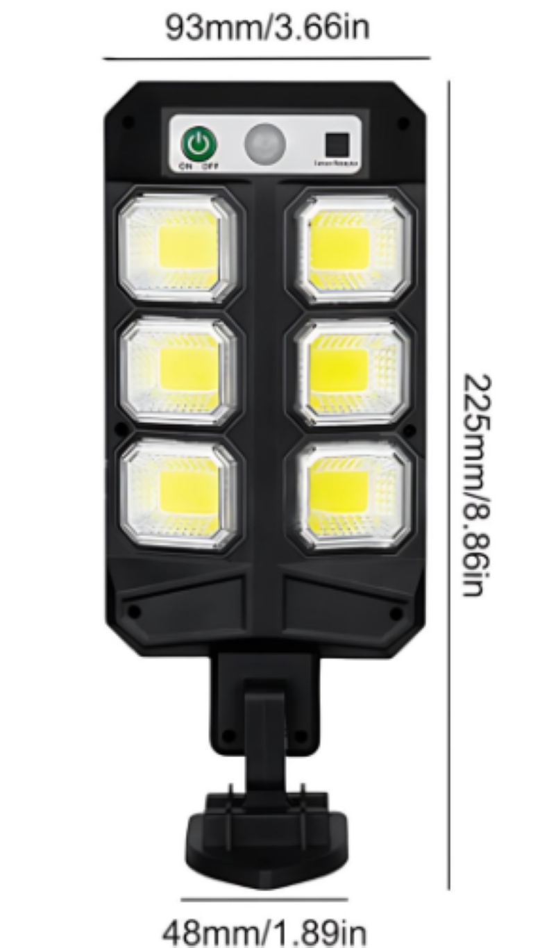 FOCO SOLAR POTENTE 72 LED - 2