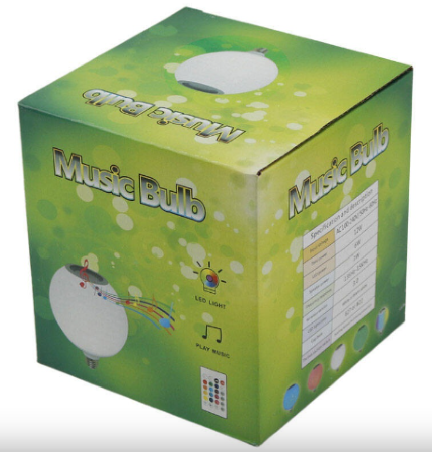 AMPOLLETA LED CON ALTA VOZ BLUETOOTH Y MANDO A DISTANCIA - 5