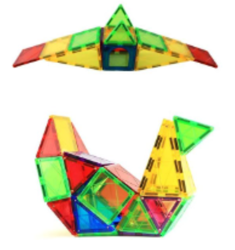 BLOQUES MAGNETICOS REGALOSOK MULTICOLOR 3D 32PCS - 1