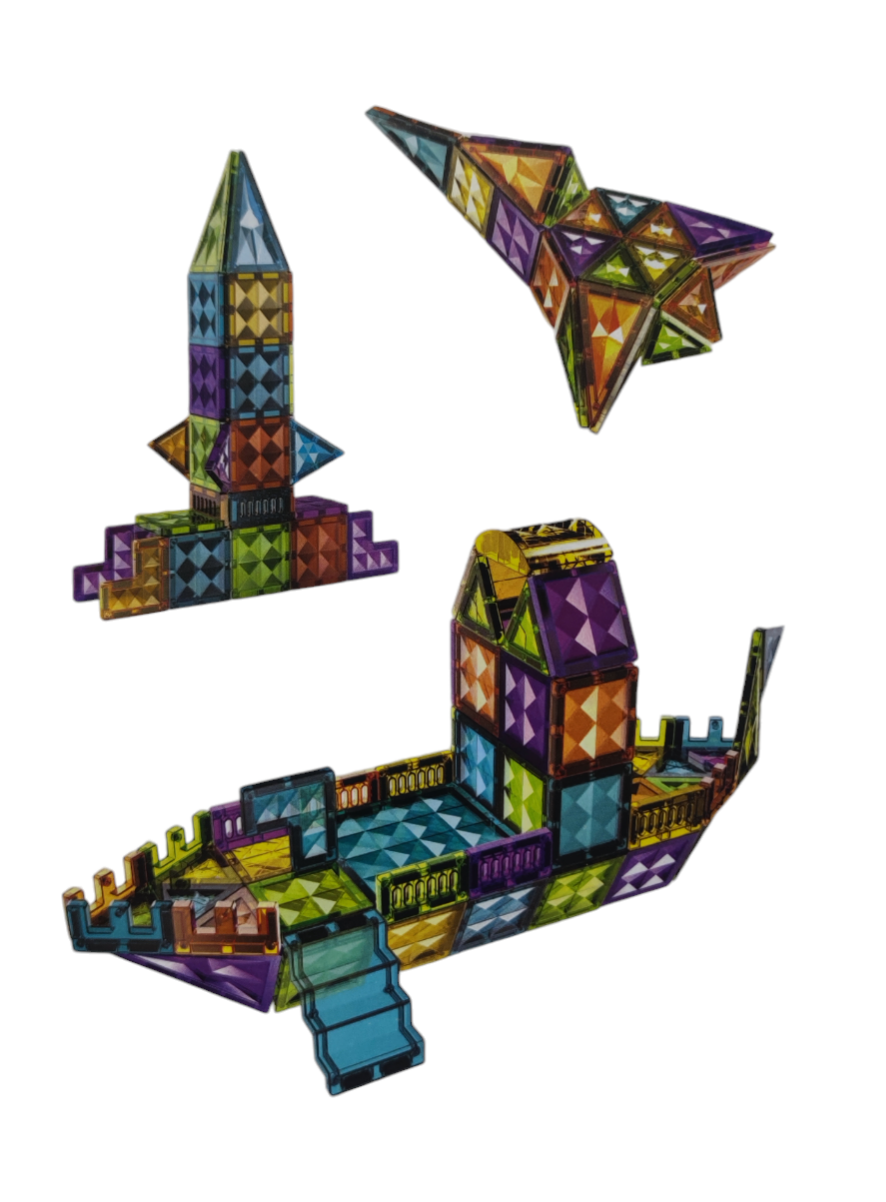 BLOQUES MAGNETICOS REGALOSOK MULTICOLOR 3D 32PCS - 3