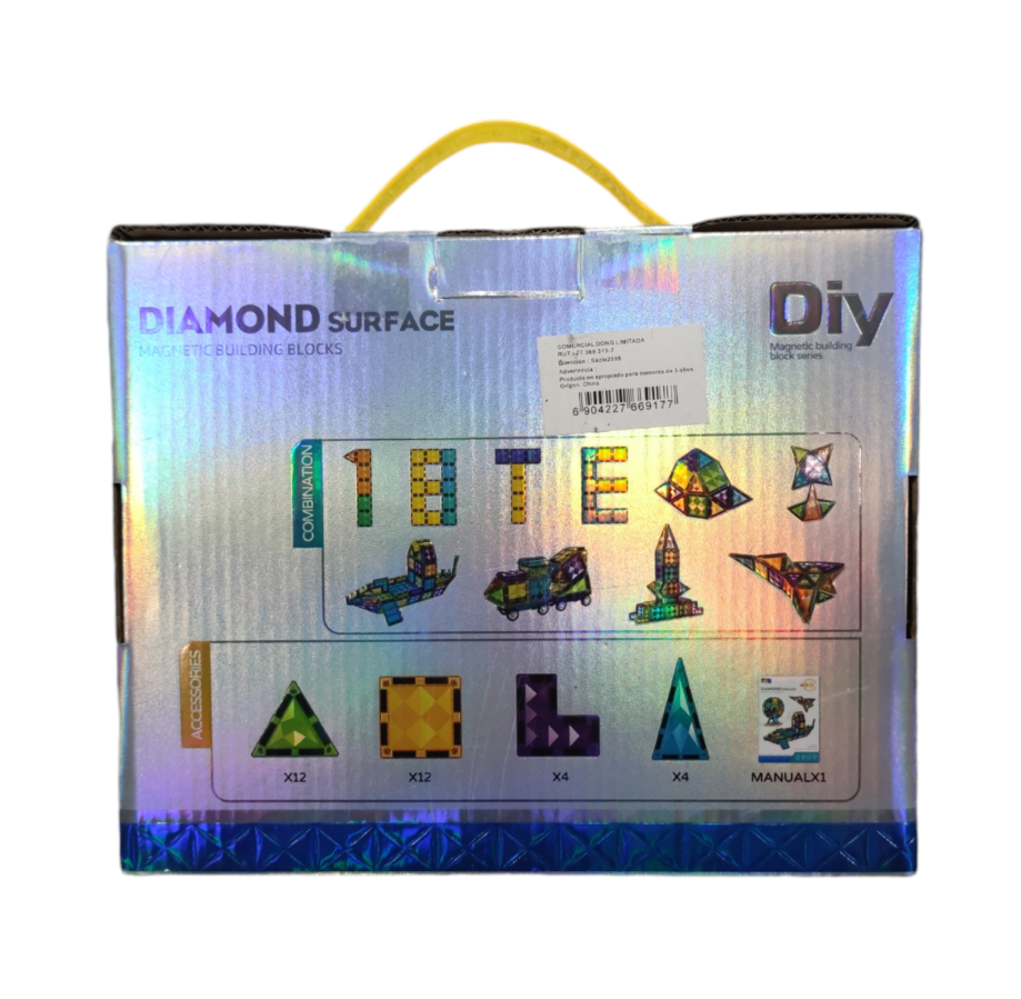 BLOQUES MAGNETICOS REGALOSOK MULTICOLOR 3D 32PCS - 5