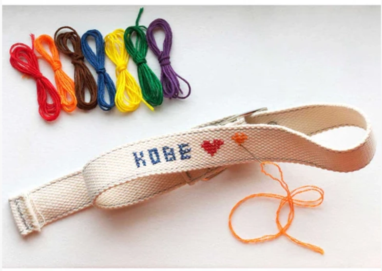 COLLAR PERROS PUNTO CRUZ DIY KABE KIKKERLAND REGALOSOK - 2